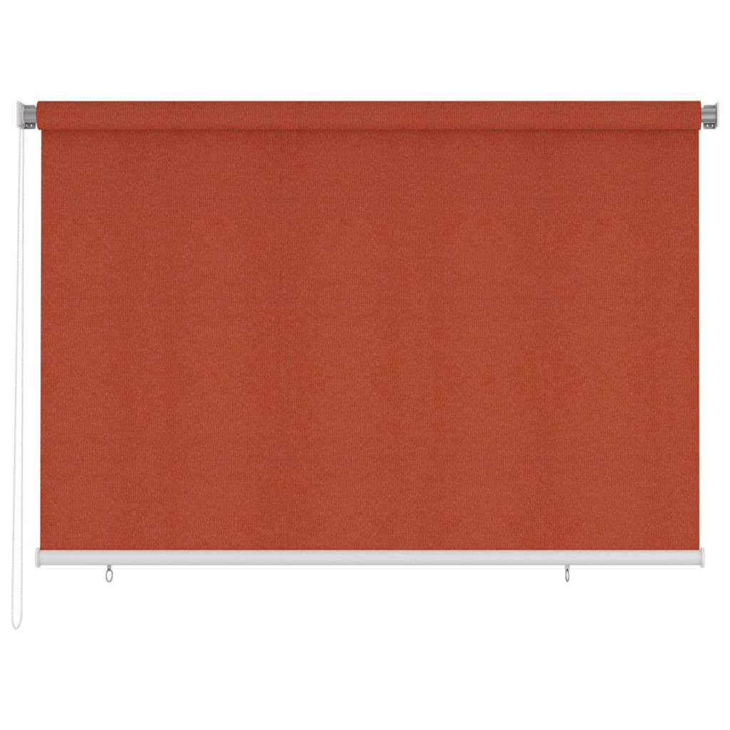 vidaXL Außenrollo 225 (B) x 140 (H) cm Terrakotta HDPE