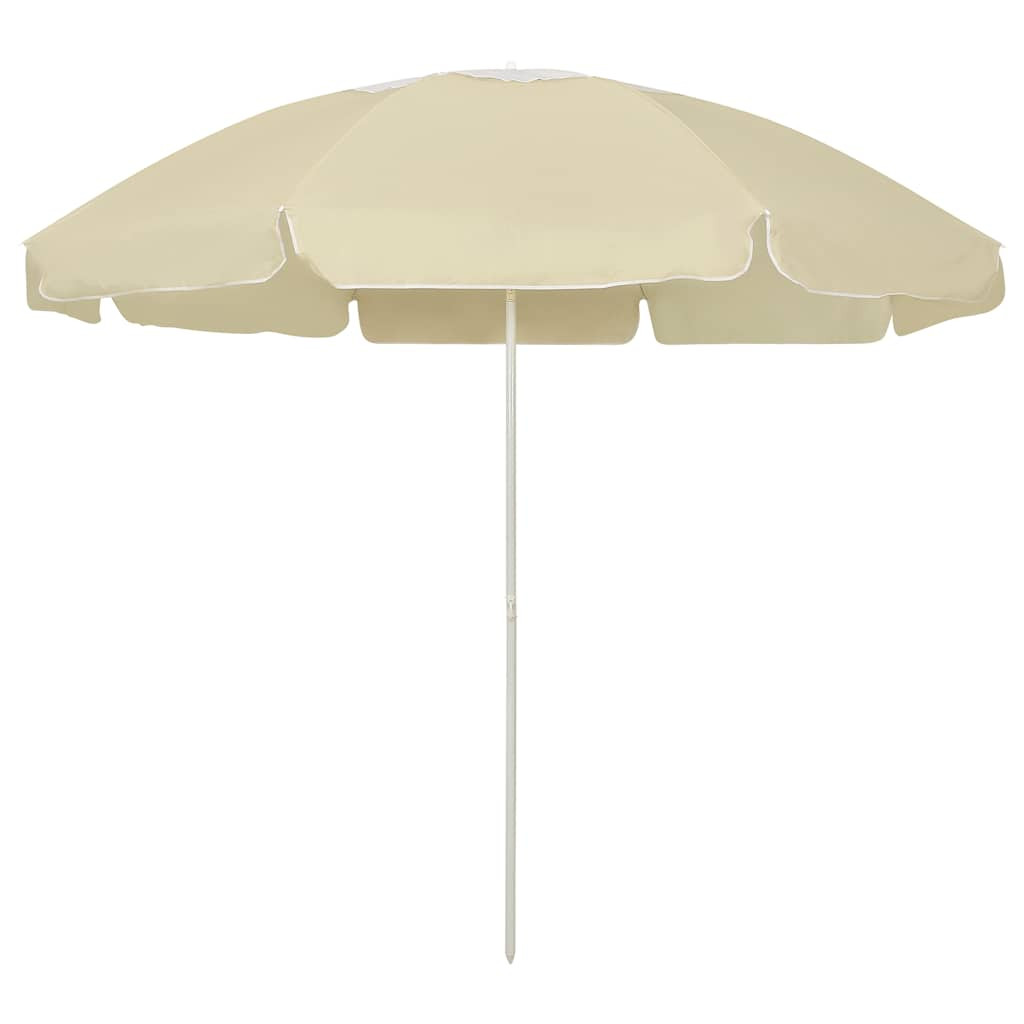 vidaXL Strandschirm Sandgelb 240 cm