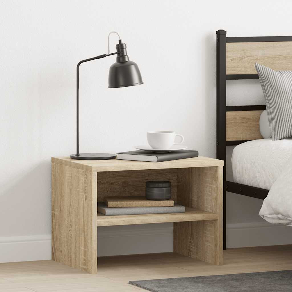 vidaXL Nachttisch Sonoma-Eiche 40x30x30 cm Holzwerkstoff