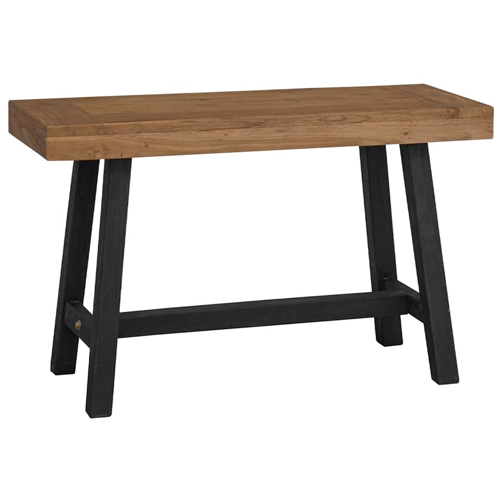 vidaXL Bank 80 cm Massivholz Teak