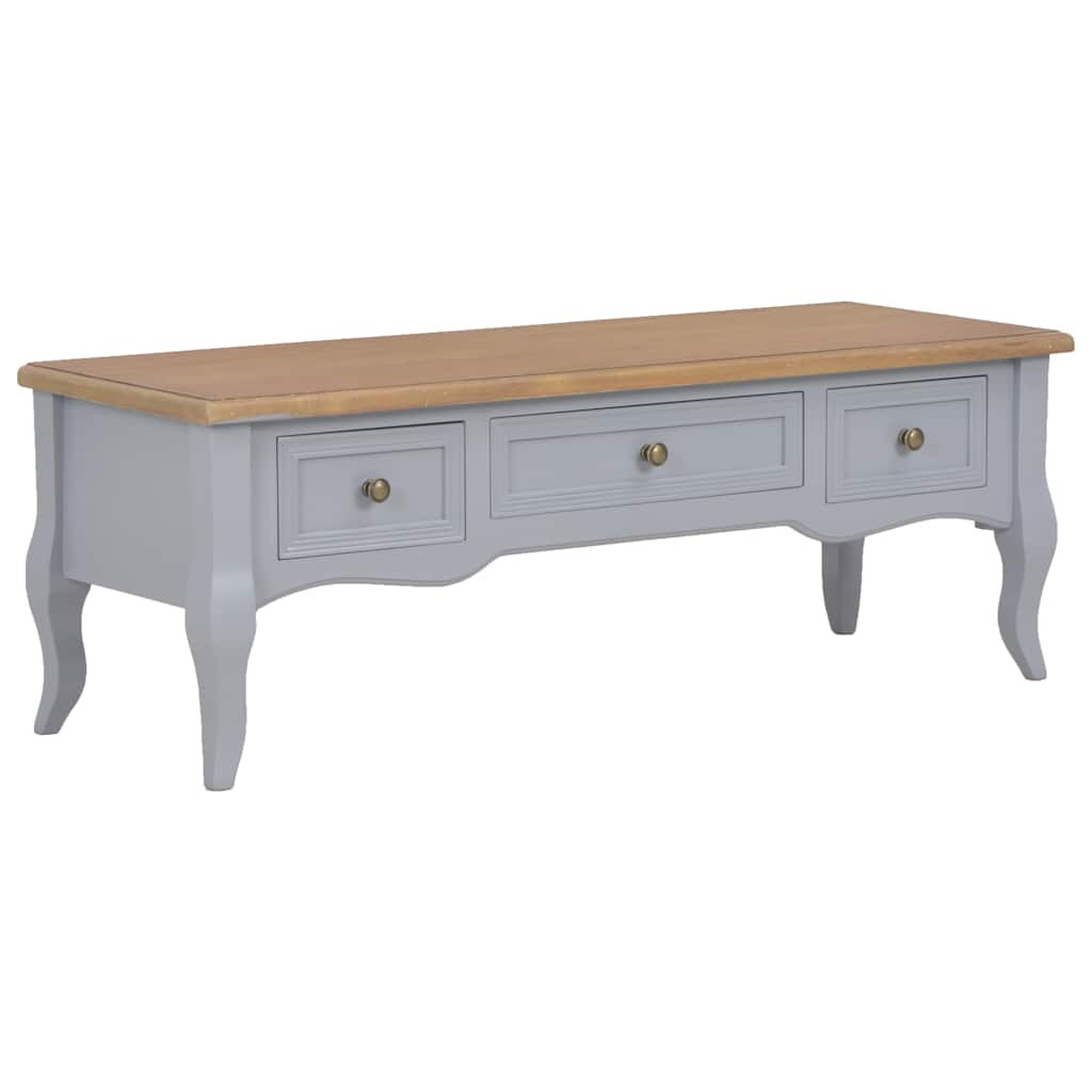 vidaXL TV-Schrank Grau 100 x 35 x 35 cm Holz