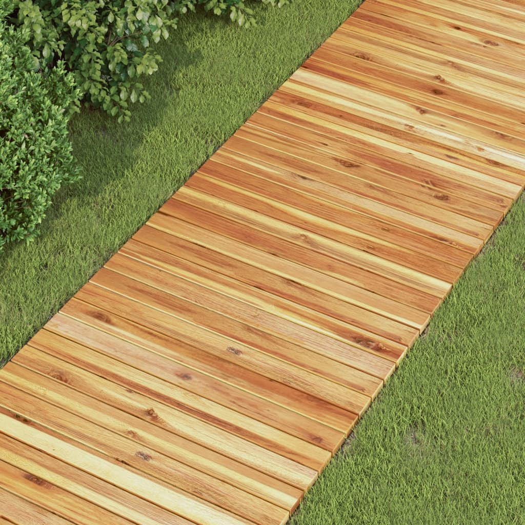 vidaXL Gartenweg 200x50 cm Massivholz Akazie
