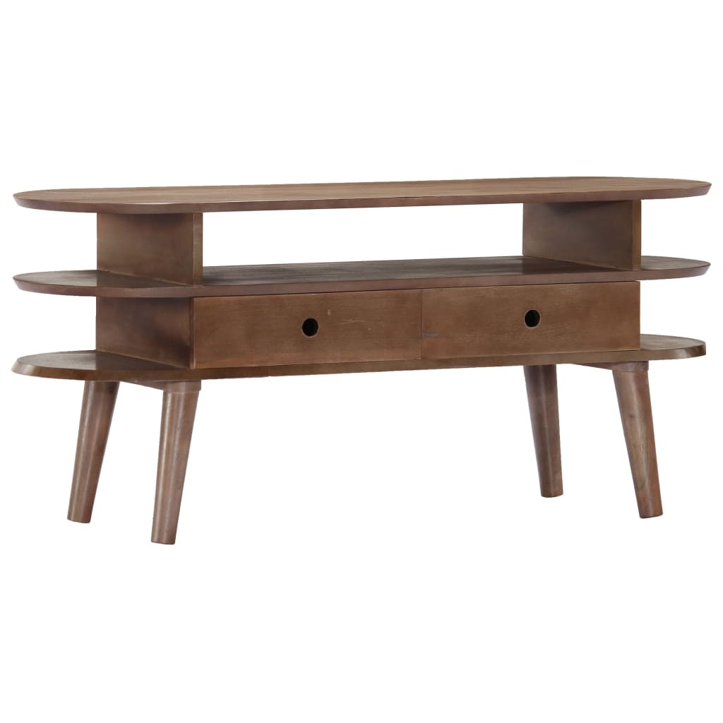 vidaXL TV-Schrank 110×35×50 cm Massivholz Akazie