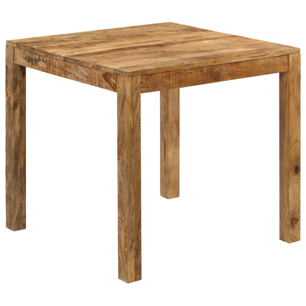 vidaXL Esstisch Massivholz Mango 82x80x76 cm