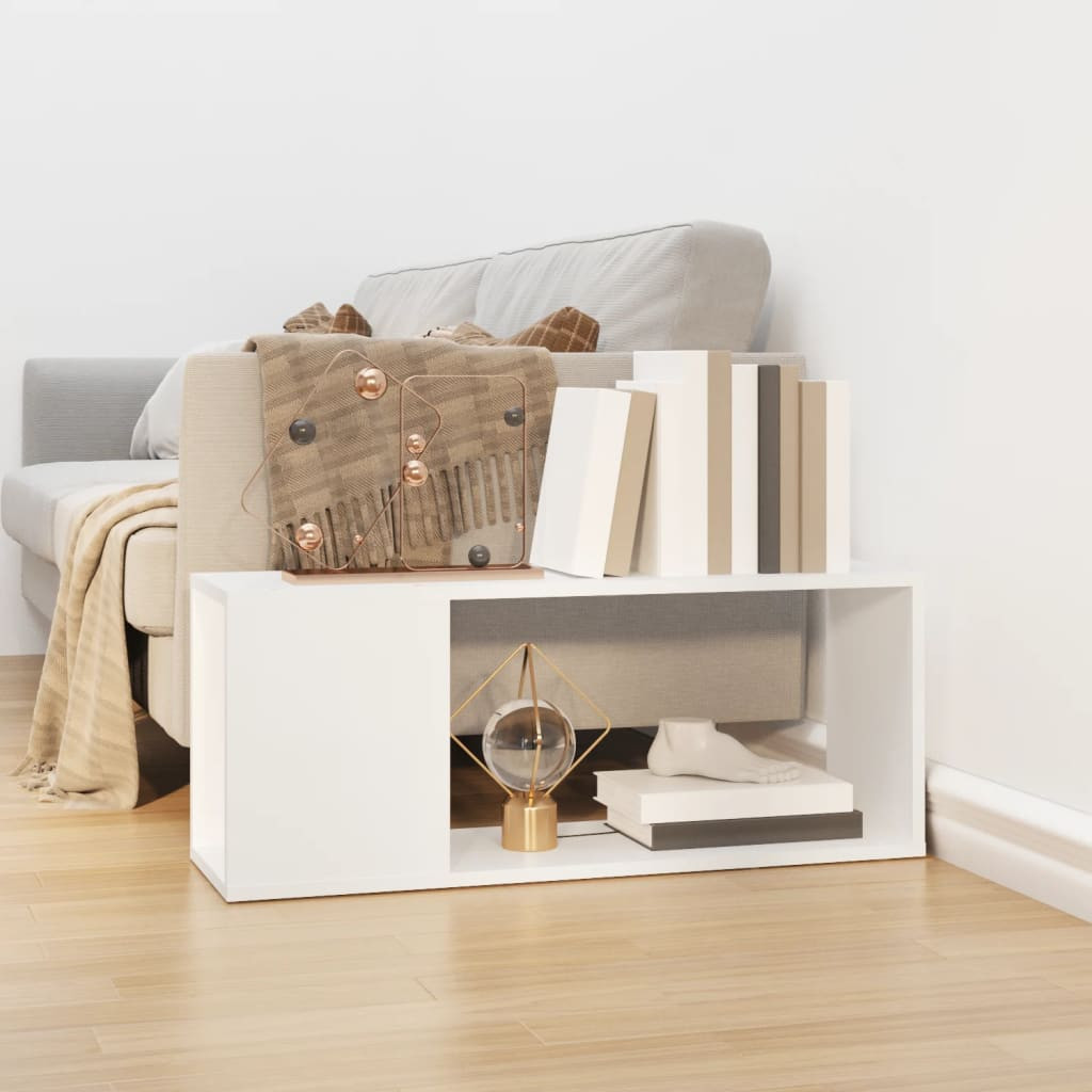 vidaXL TV-Schrank Weiß 80x24x32 cm Holzwerkstoff