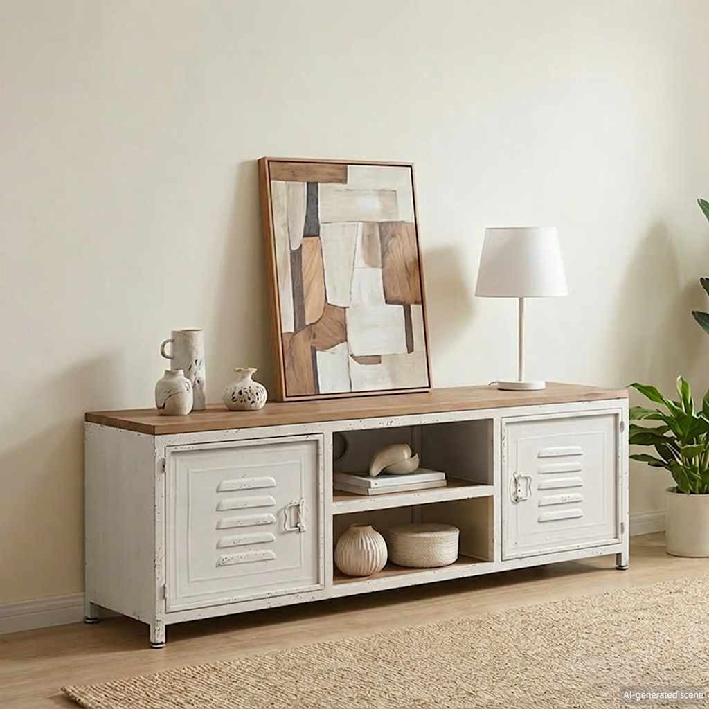 vidaXL TV-Schrank 120x30x40 cm Weiß