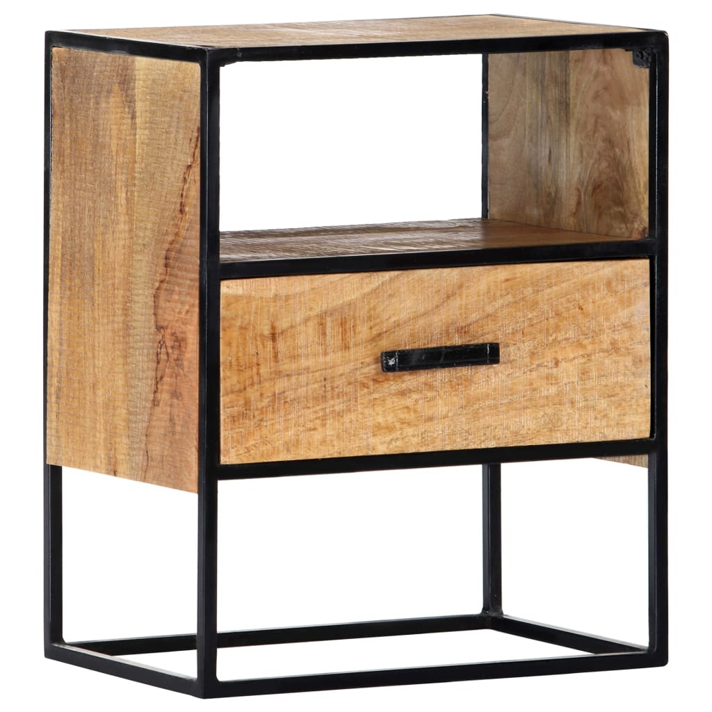 vidaXL Nachttisch 40x30x50 cm Massivholz Mango