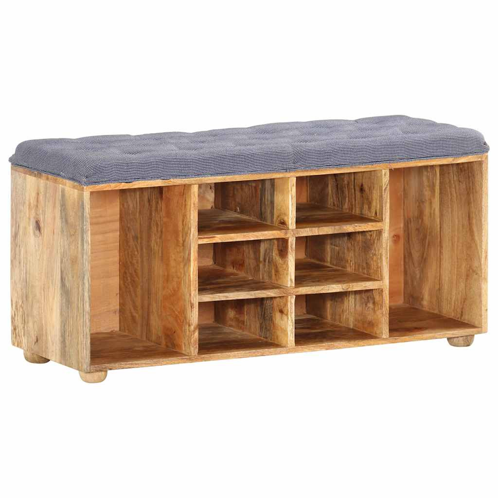 vidaXL Flurbank 100×35×47 cm Mango Massivholz