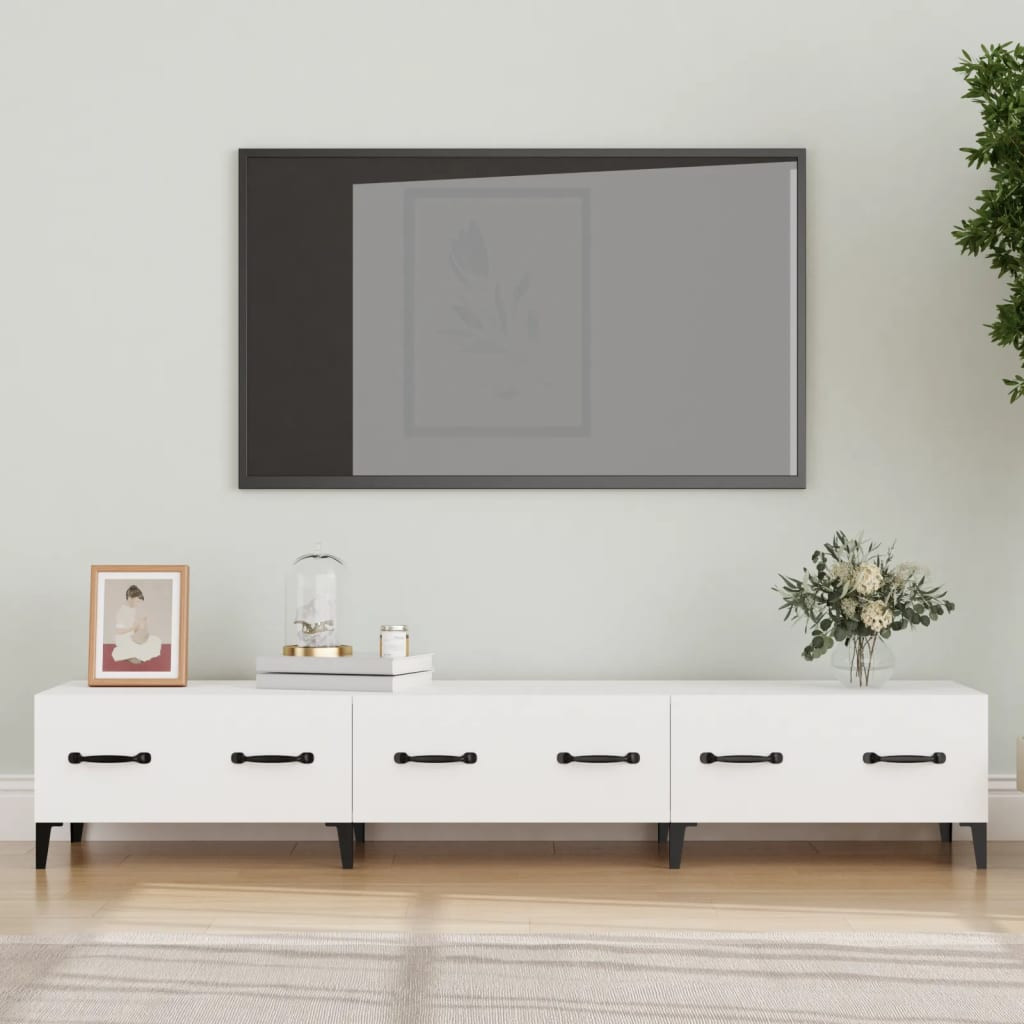 vidaXL TV-Schrank Weiß 150x34,5x30 cm Holzwerkstoff