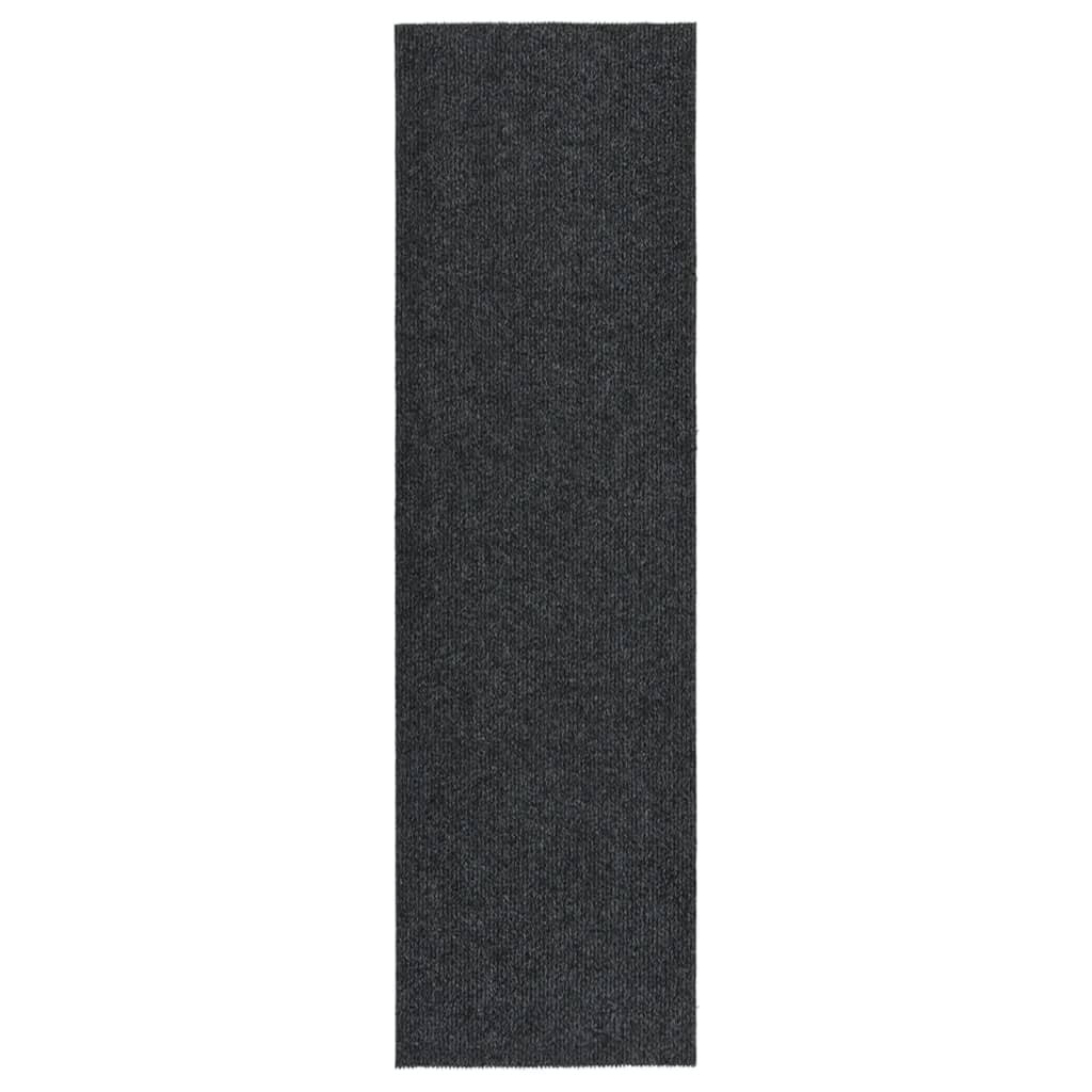 vidaXL Schmutzfangläufer 100x350 cm Anthrazit