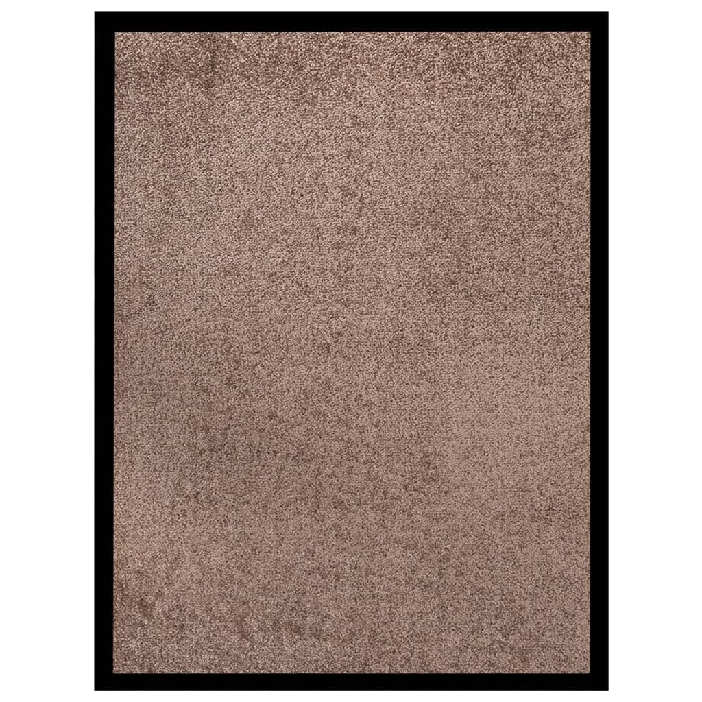 vidaXL Fußmatte Braun 60x80 cm