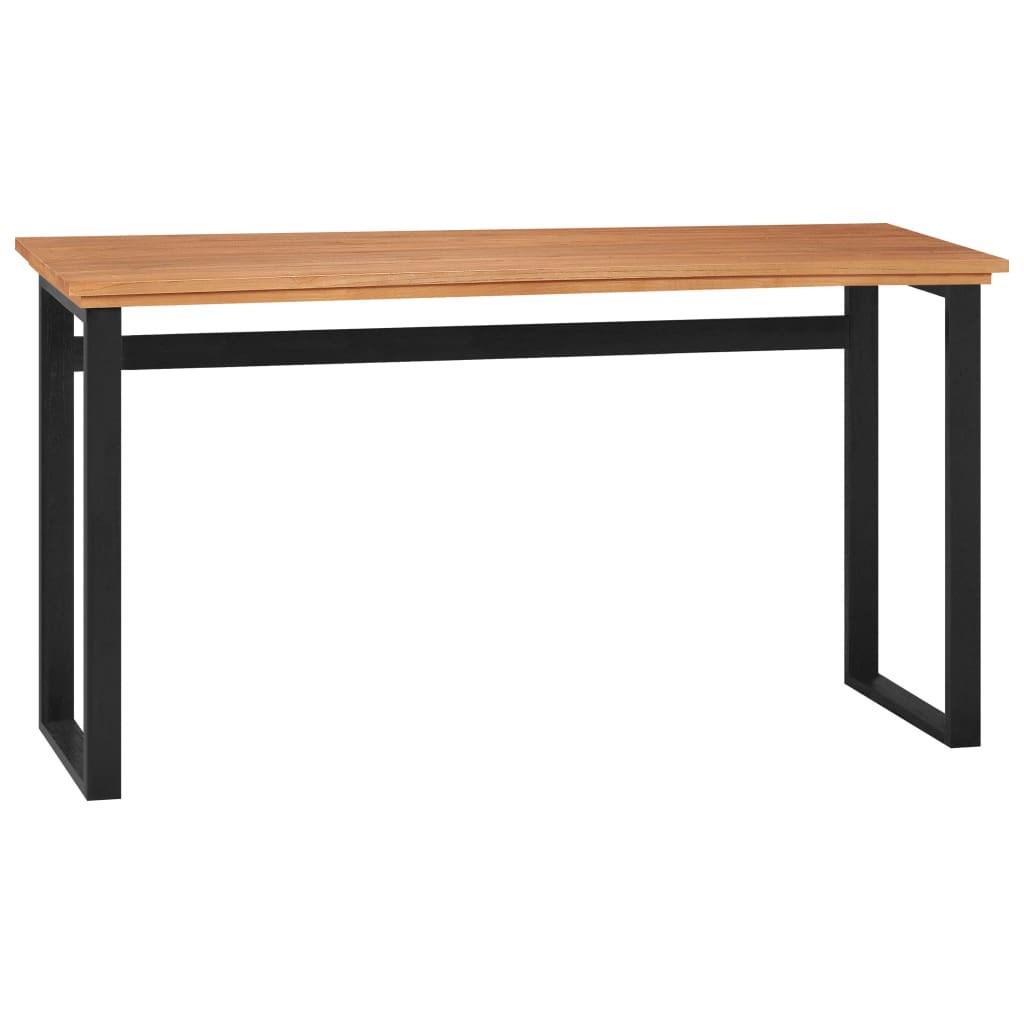vidaXL Schreibtisch 120x45x75 cm Massivholz Teak