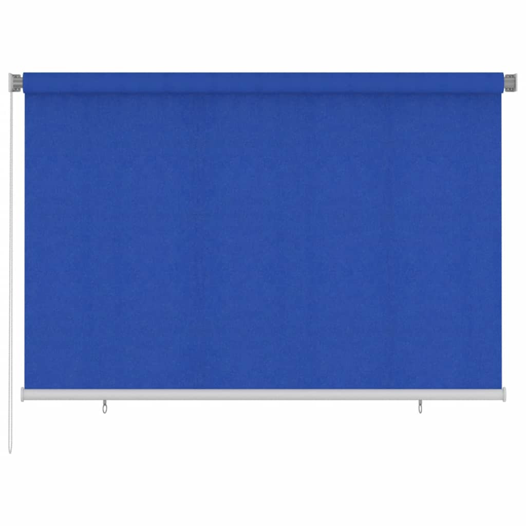 vidaXL Außenrollo 225 (B) x 140 (H) cm Blau HDPE