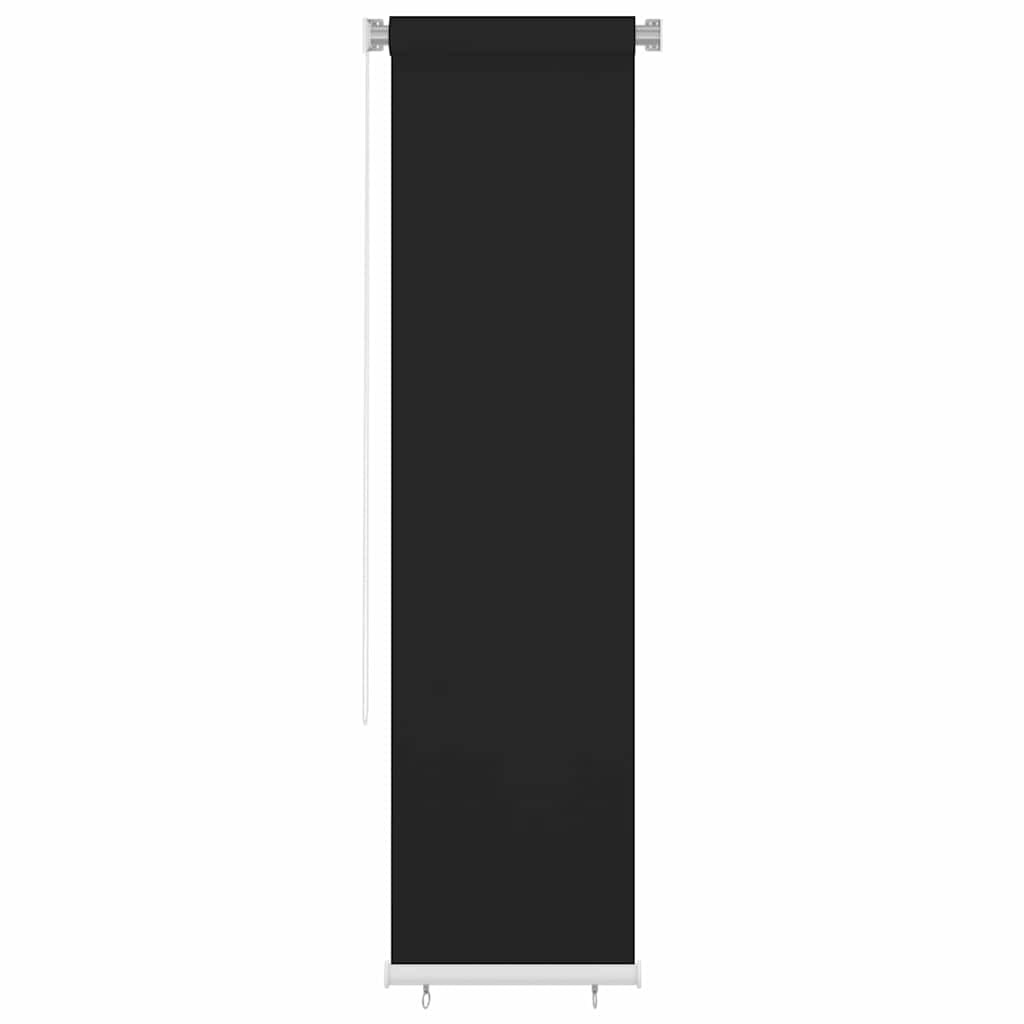 vidaXL Außenrollo 65 (B) x 230 (H) cm Schwarz HDPE