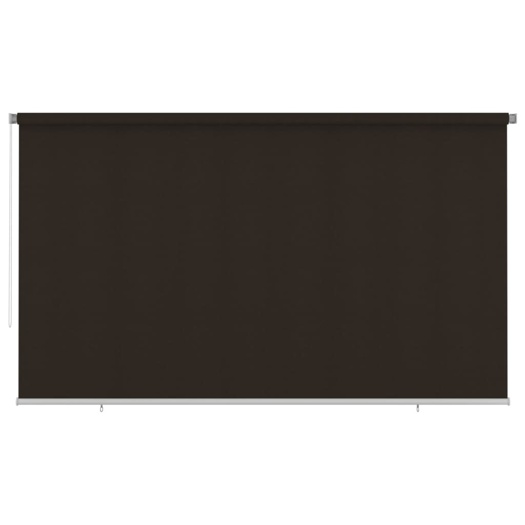 vidaXL Außenrollo 405 (B) x 230 (H) cm Braun HDPE