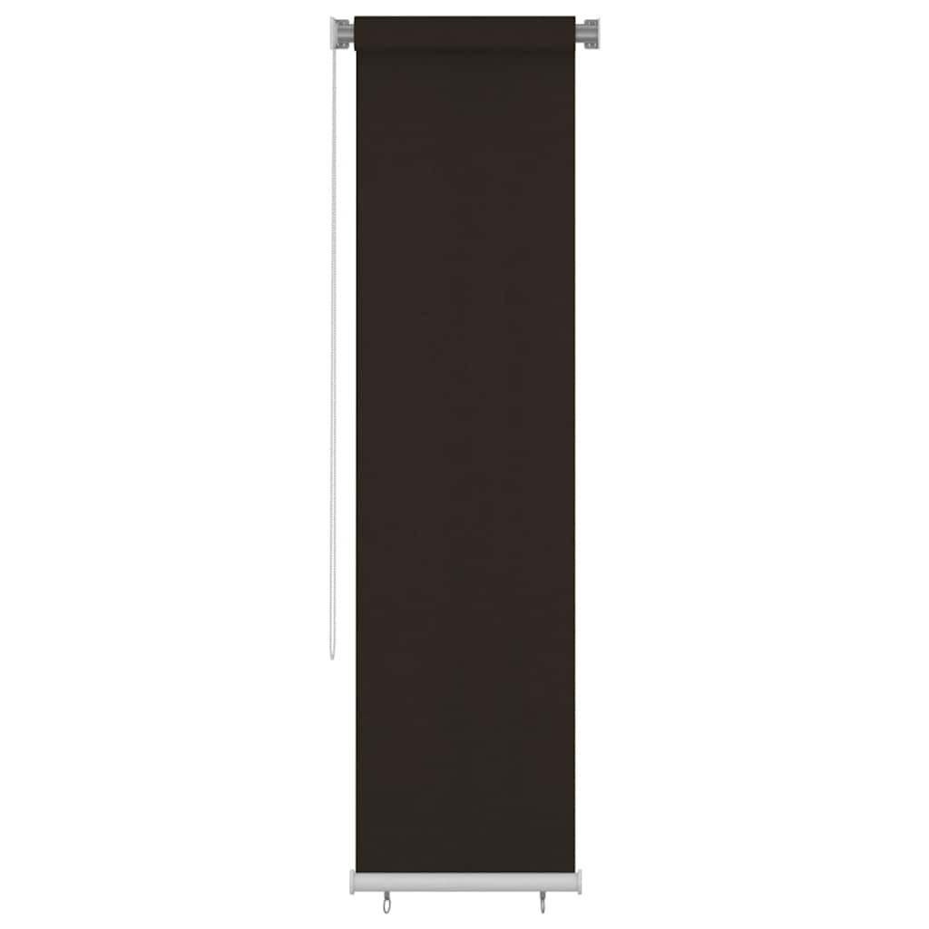 vidaXL Außenrollo 65 (B) x 230 (H) cm Braun HDPE