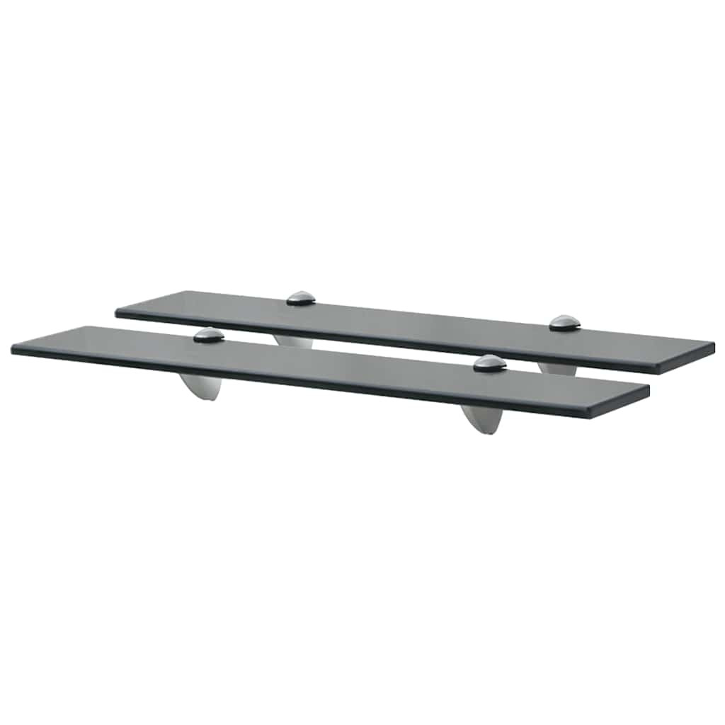 vidaXL Schweberegale 2 Stk. Glas 60x10 cm 8 mm