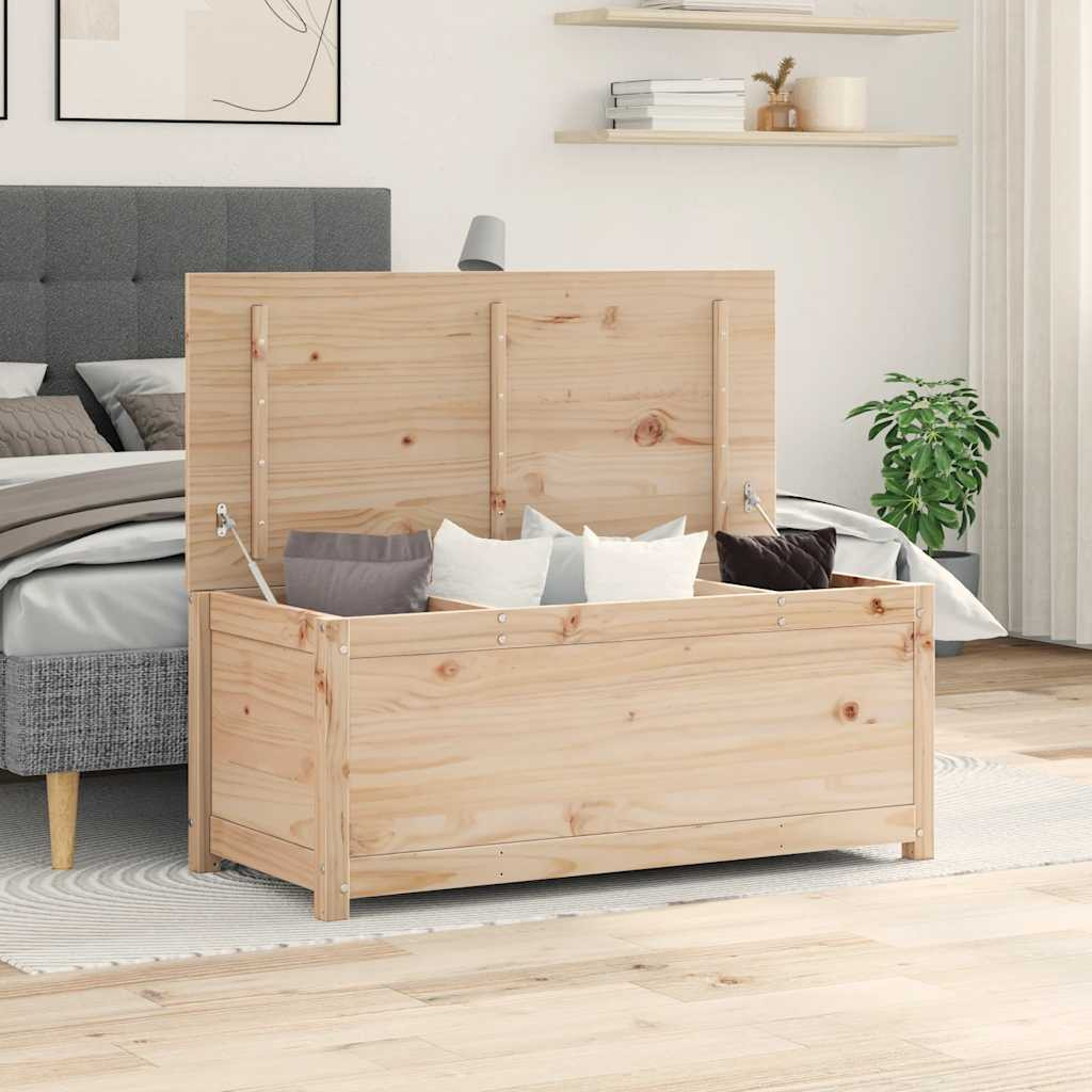 vidaXL Truhe 110x50x45,5 cm Massivholz Kiefer