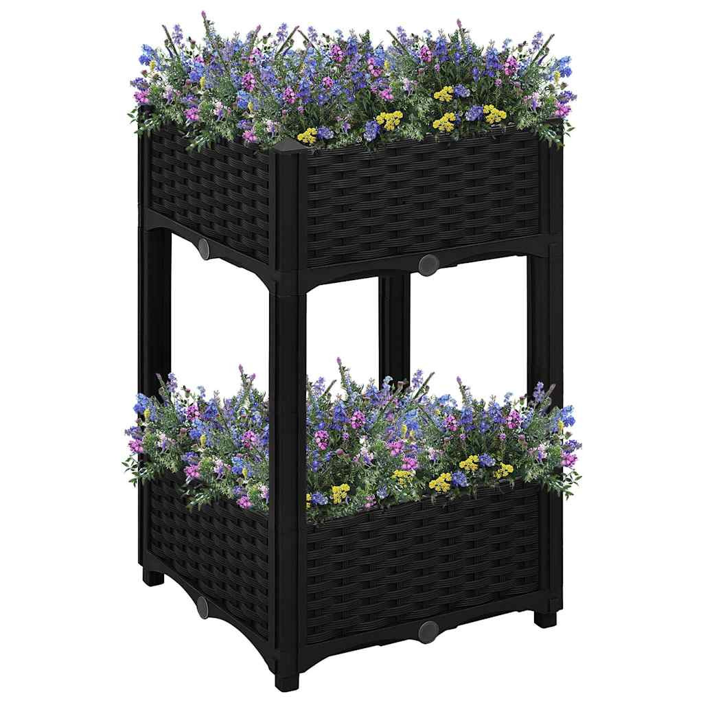 vidaXL Hochbeet 40x40x71 cm Polypropylen