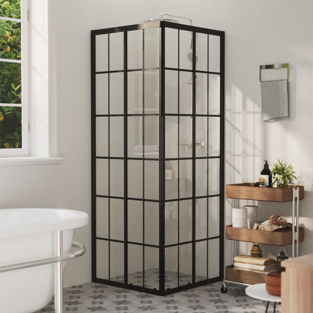 vidaXL Duschkabine ESG 80x80x180 cm