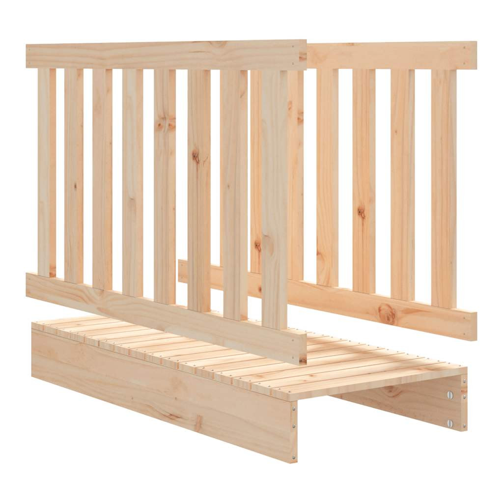 vidaXL Spielbrücke 45x107,5x79 cm Massivholz Kiefer