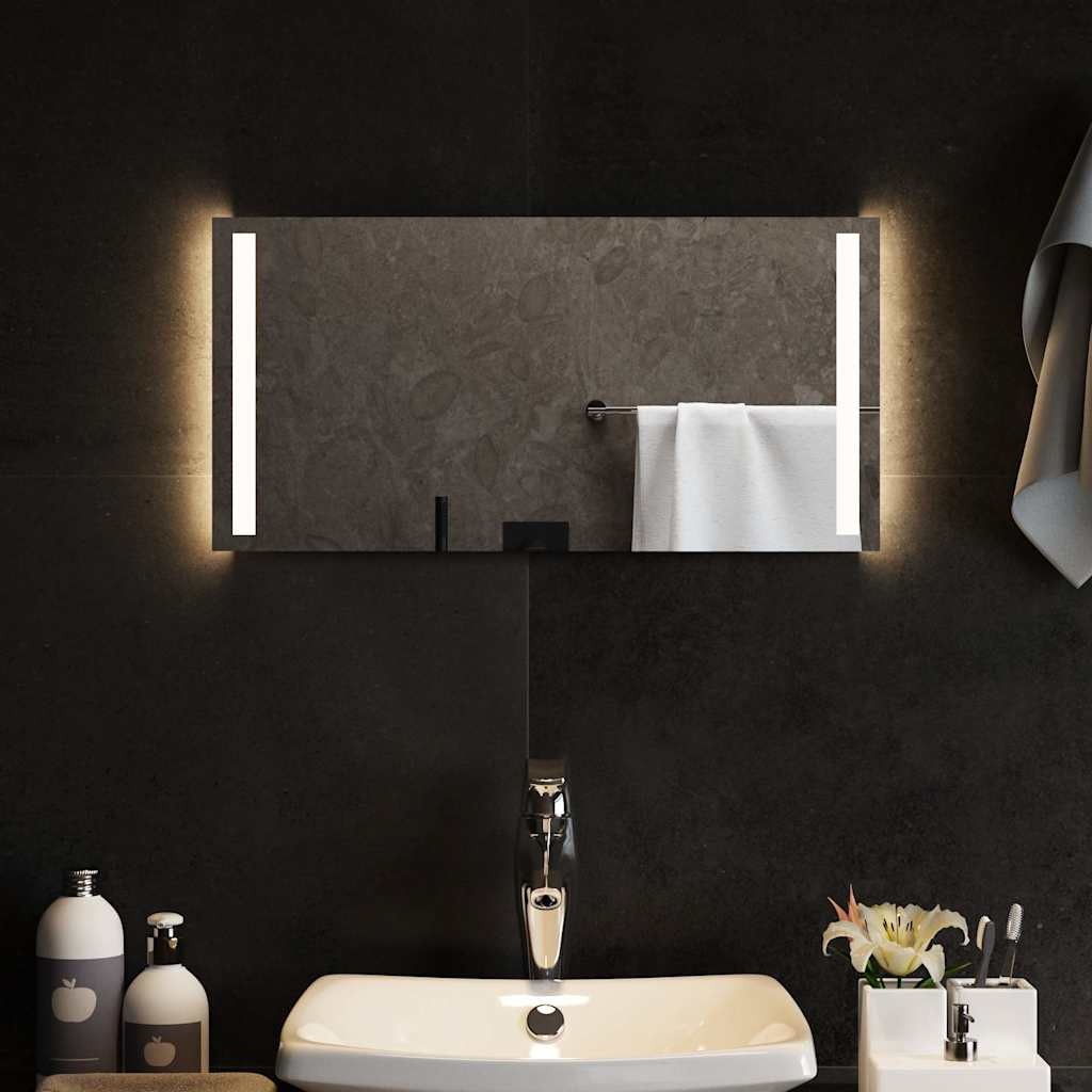vidaXL LED-Badspiegel 60x30 cm