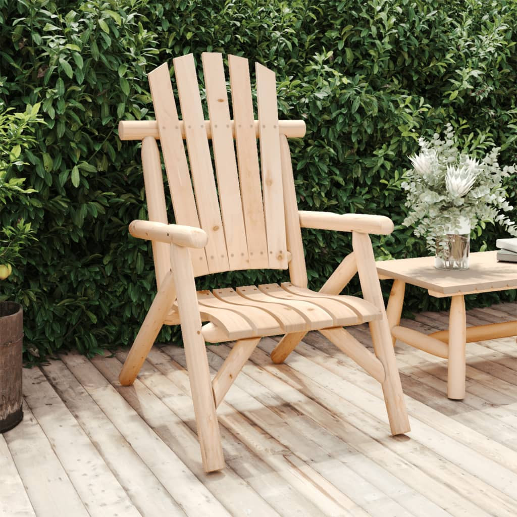 vidaXL Gartenstuhl 68x86x103 cm Massivholz Fichte