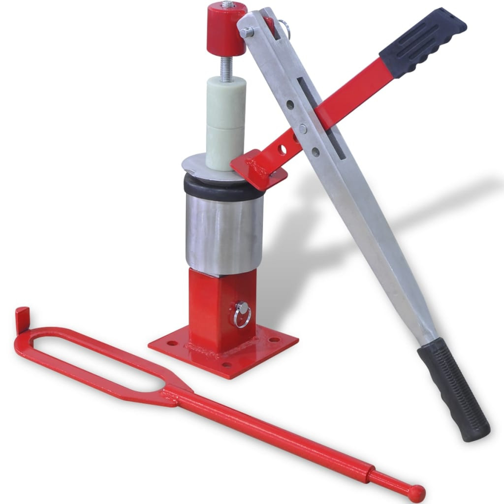 vidaXL Mini-Reifenmontiergerät Rot