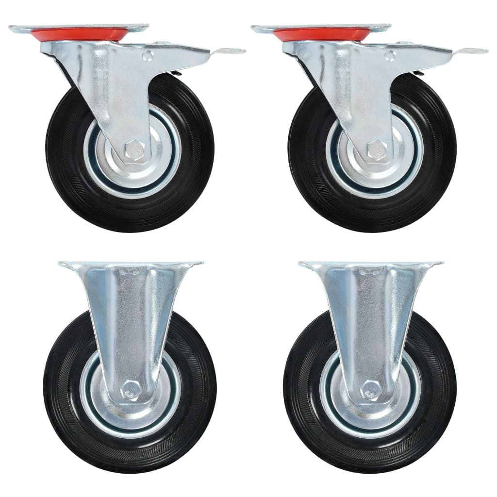 vidaXL Rollen 4 Stk. 125 mm