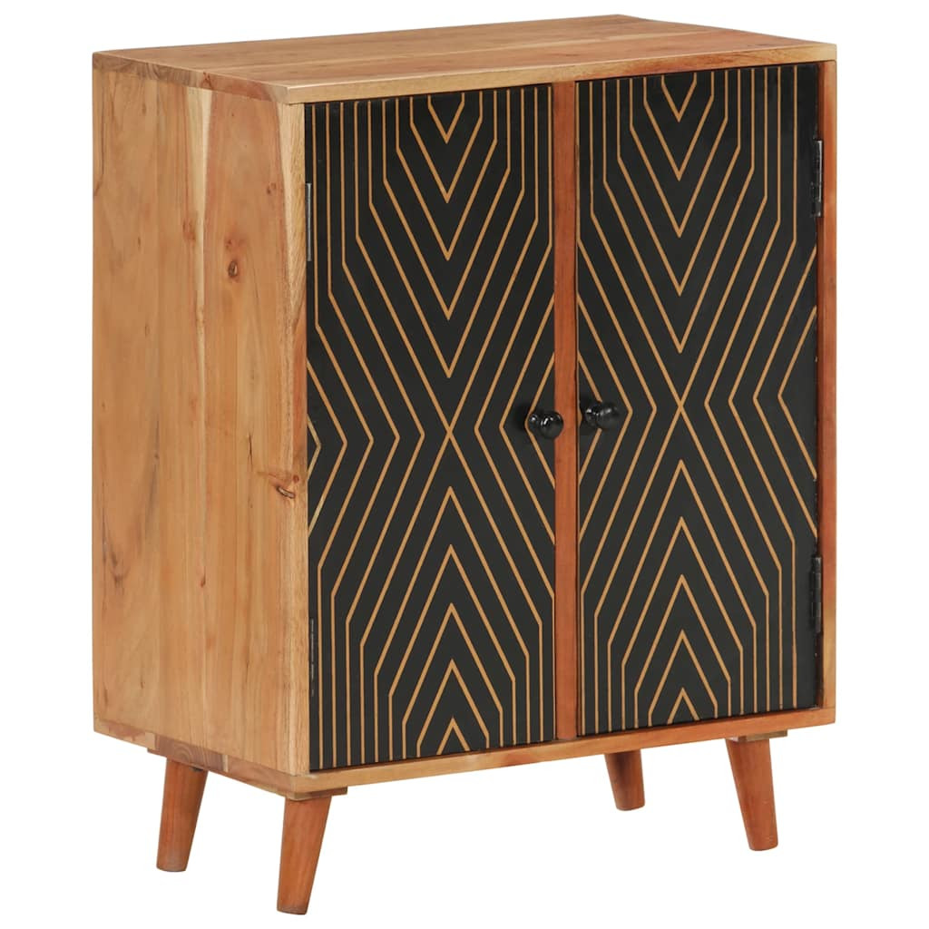 vidaXL Sideboard 60x35x74 cm Massivholz Akazie