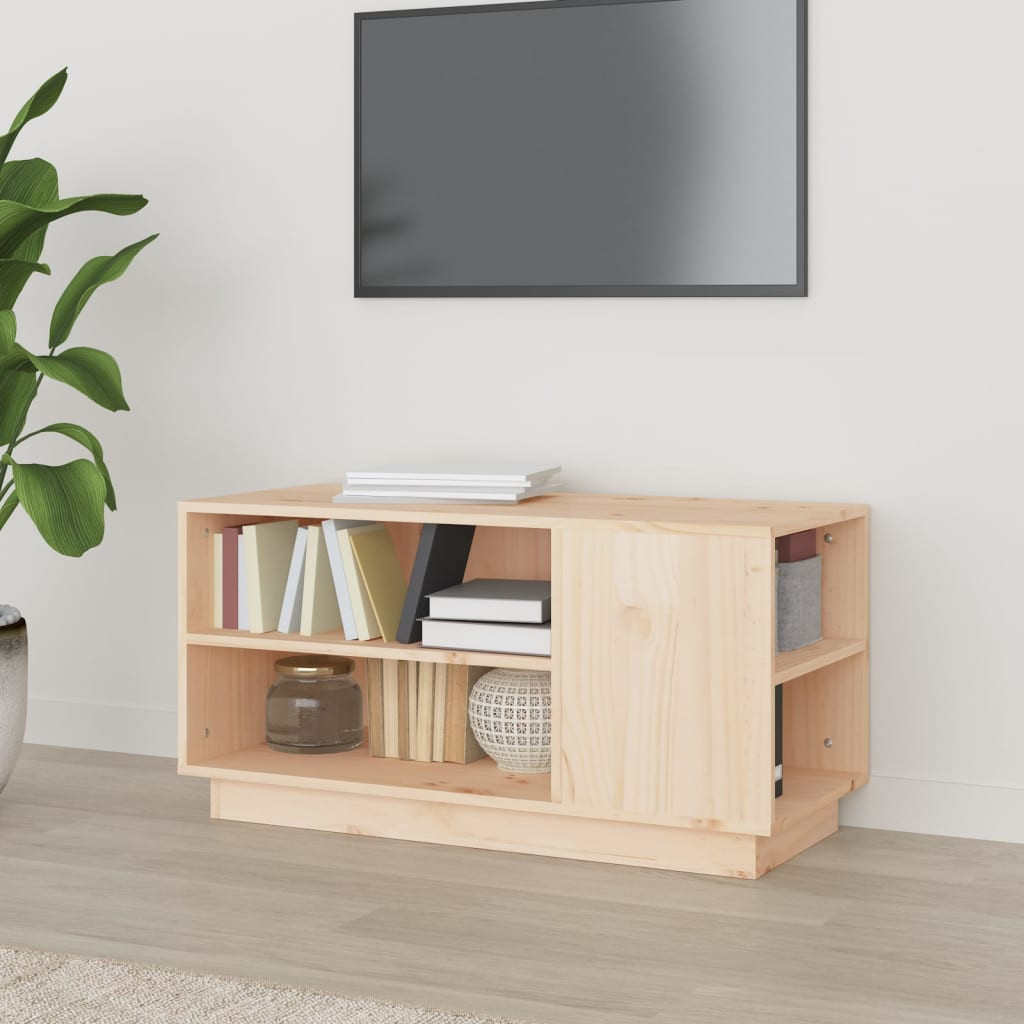 vidaXL TV-Schrank 80x35x40,5 cm Massivholz Kiefer