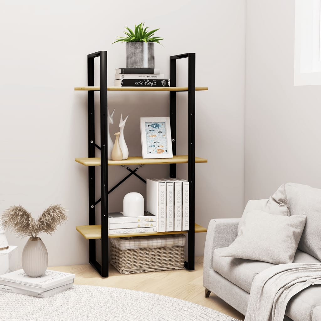 vidaXL Standregal 60x30x105 cm Massivholz Kiefer