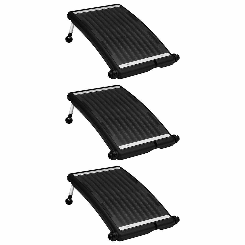 vidaXL Gebogene Solar-Heizpaneele für Pool 3 Stk. 72,5x46 cm