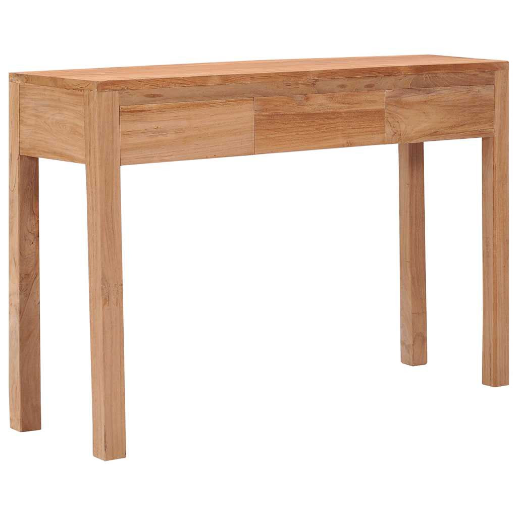 vidaXL Konsolentisch 110x35x75 cm Massivholz Teak
