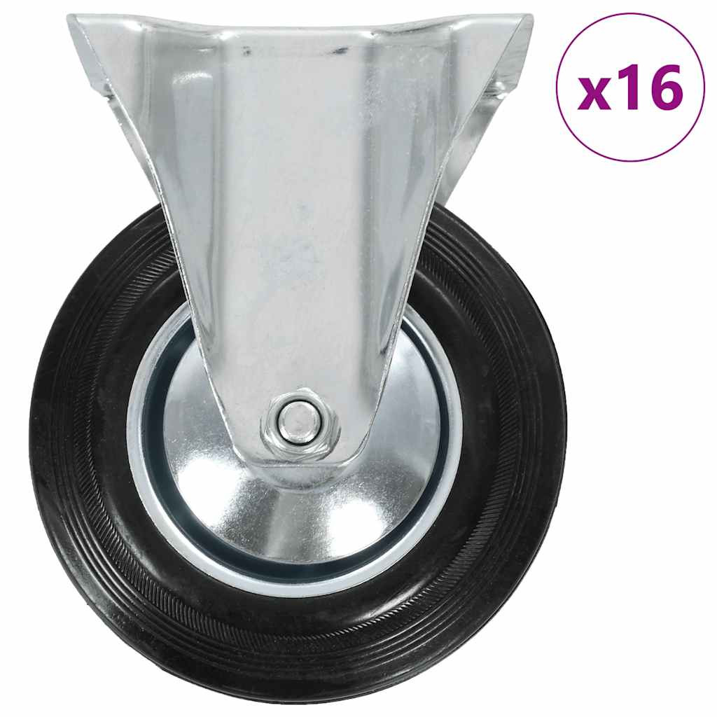 vidaXL 16 Stk. Bockrollen 160 mm