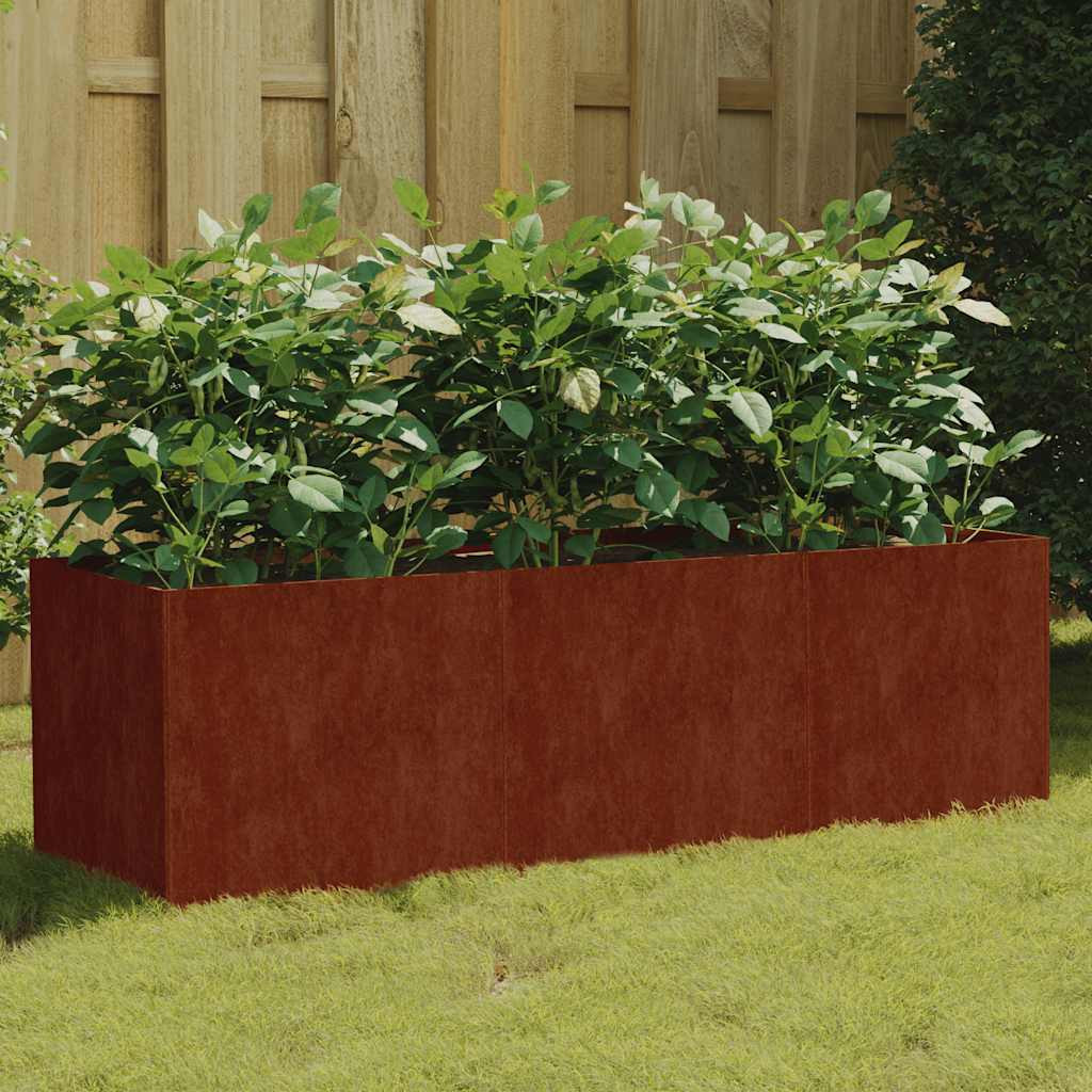 vidaXL Hochbeet 120x40x40 cm Cortenstahl