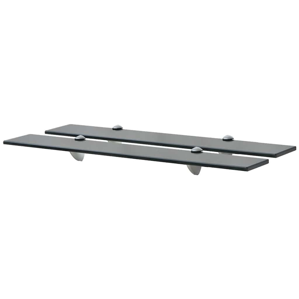 vidaXL Schweberegale 2 Stk. Glas 70x20 cm 8 mm