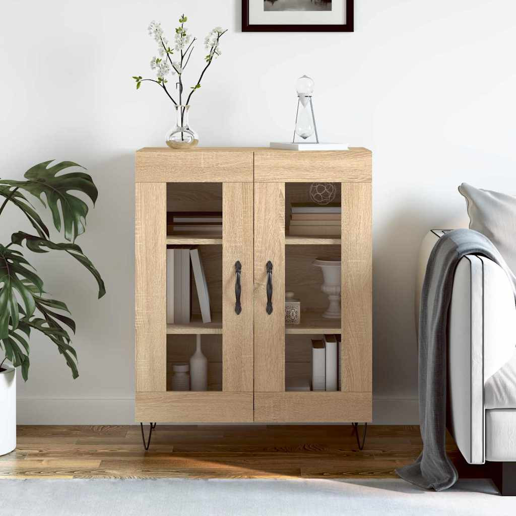 vidaXL Sideboard Sonoma-Eiche 69,5x34x90 cm Holzwerkstoff