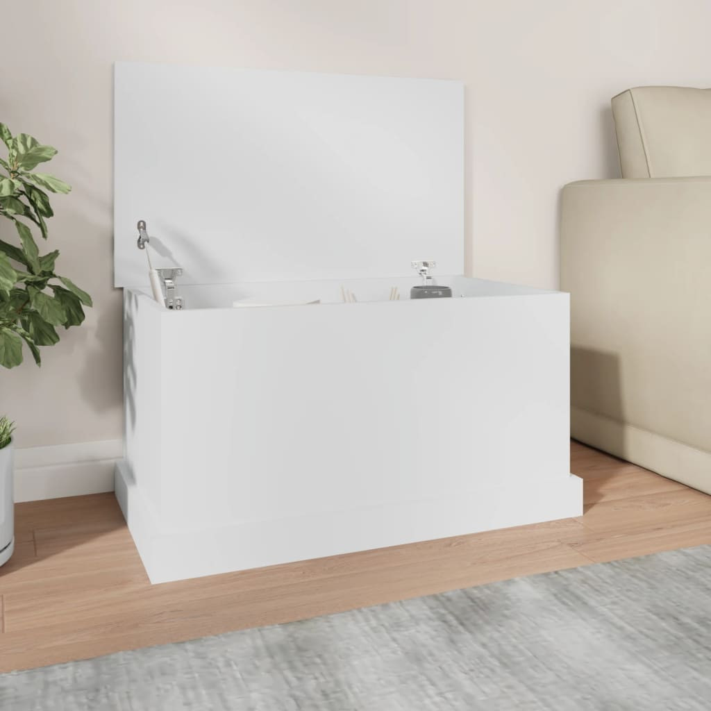 vidaXL Aufbewahrungsbox Weiß 70 x 40 x 38 cm Holzwerkstoff