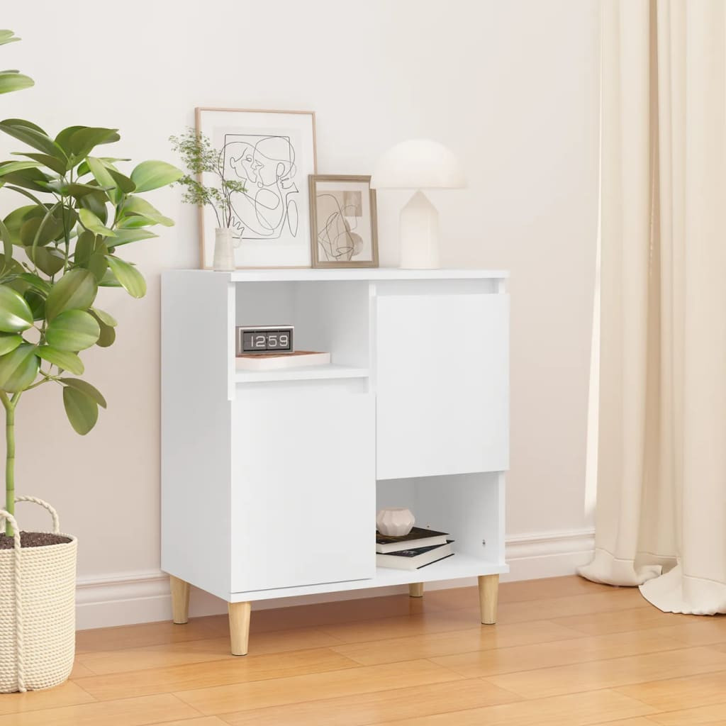 vidaXL Sideboard Weiß 60x35x70 cm Holzwerkstoff