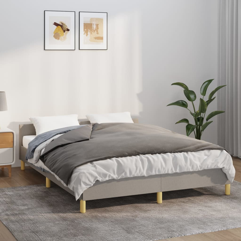 vidaXL Gewichtsdecke mit Bezug Grau 152x203 cm 7 kg Stoff