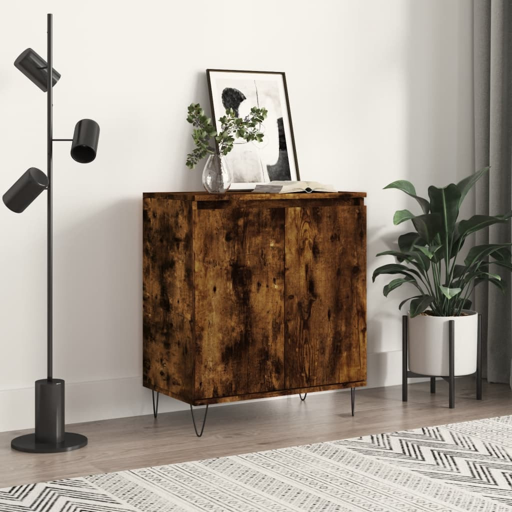 vidaXL Sideboard Räuchereiche 60x35x70 cm Holzwerkstoff