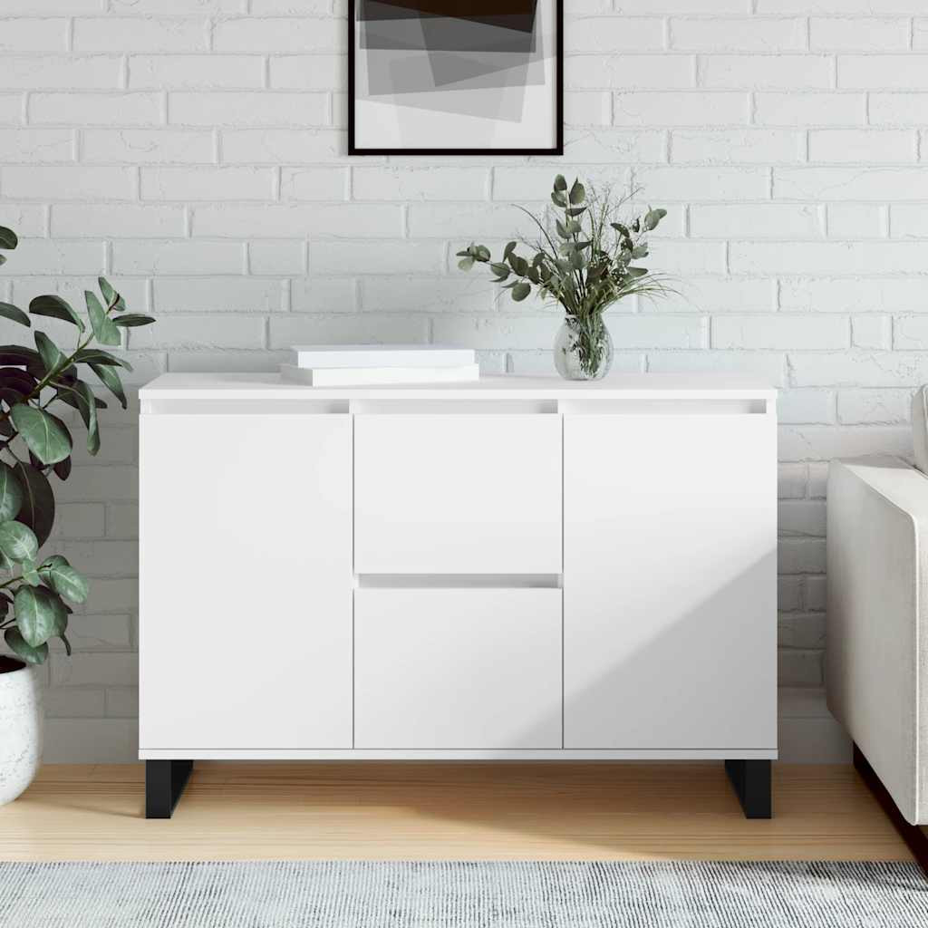 vidaXL Sideboard Weiß 101,5x35x70 cm Holzwerkstoff