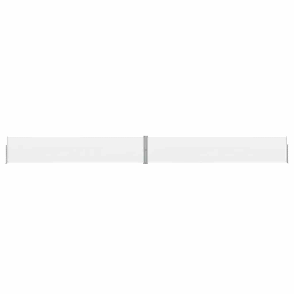 vidaXL Ausziehbare Seitenmarkise 140x1200 cm Creme