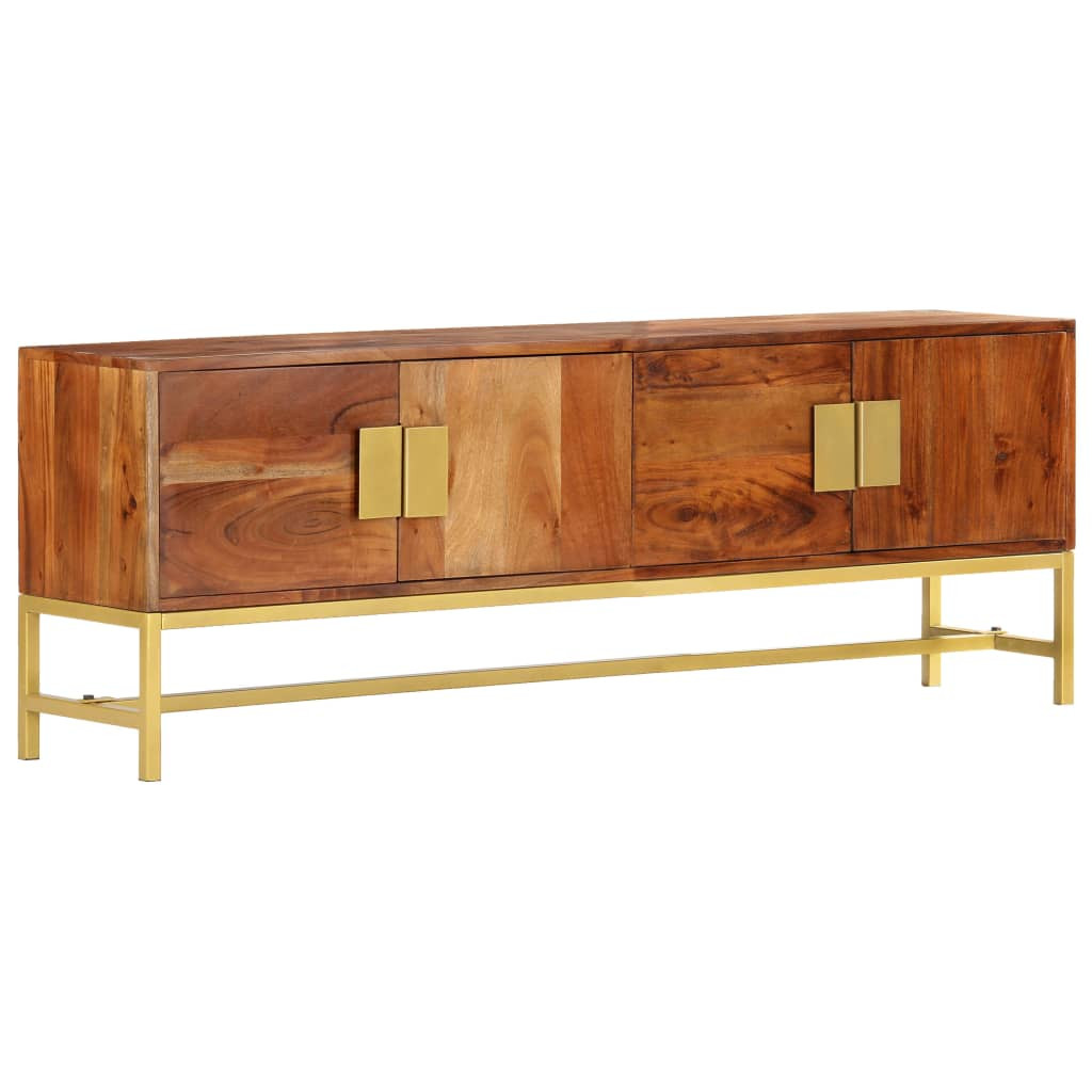 vidaXL TV-Schrank 140×30×50 cm Massivholz Akazie