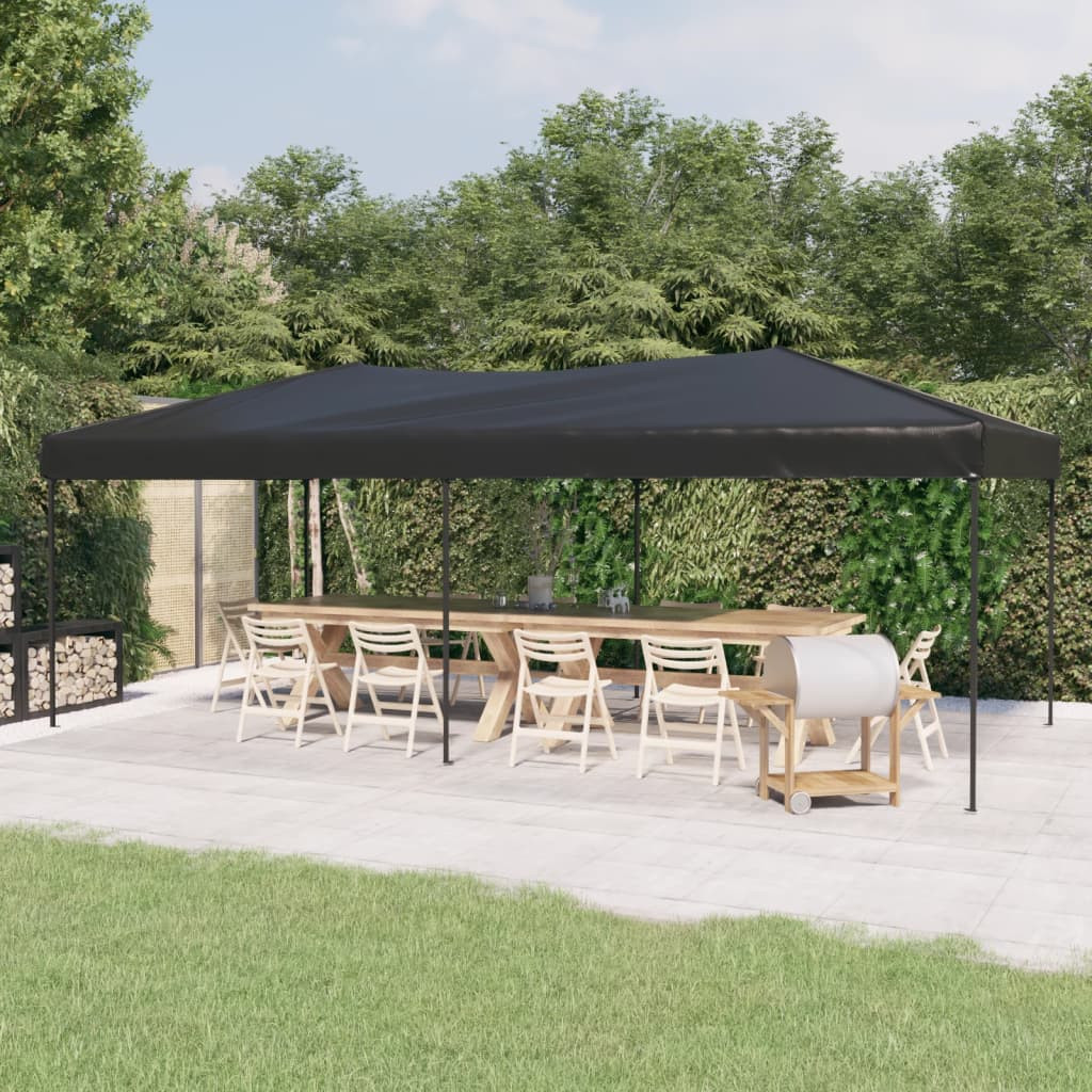 vidaXL Partyzelt Faltbar Anthrazit 3x6 m
