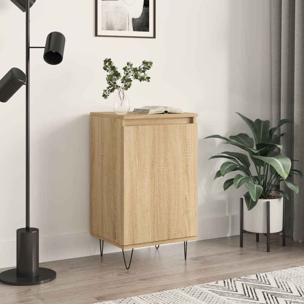 vidaXL Sideboard Sonoma-Eiche 40x35x70 cm Holzwerkstoff