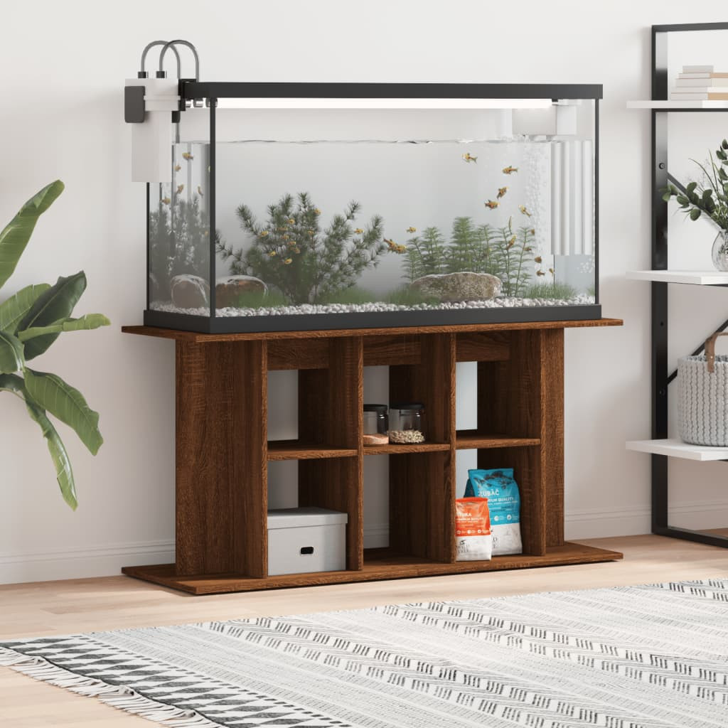 vidaXL Aquariumständer Braun Eichen-Optik 120x40x60 cm Holzwerkstoff
