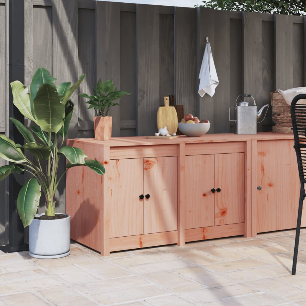 vidaXL Outdoor-Küchenschrank MEPPEL 106x55x64 cm Massivholz Douglasie