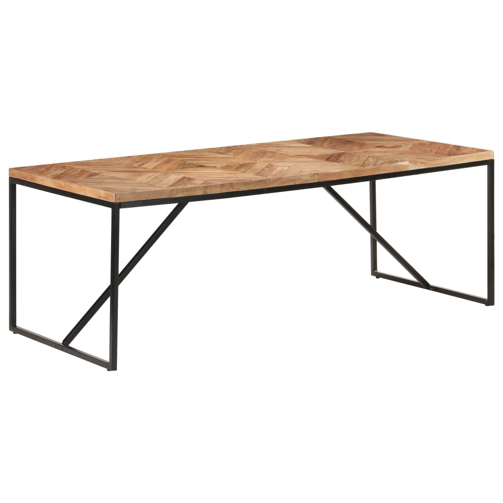 vidaXL Esstisch 200x90x76 cm Massivholz Akazie und Mango